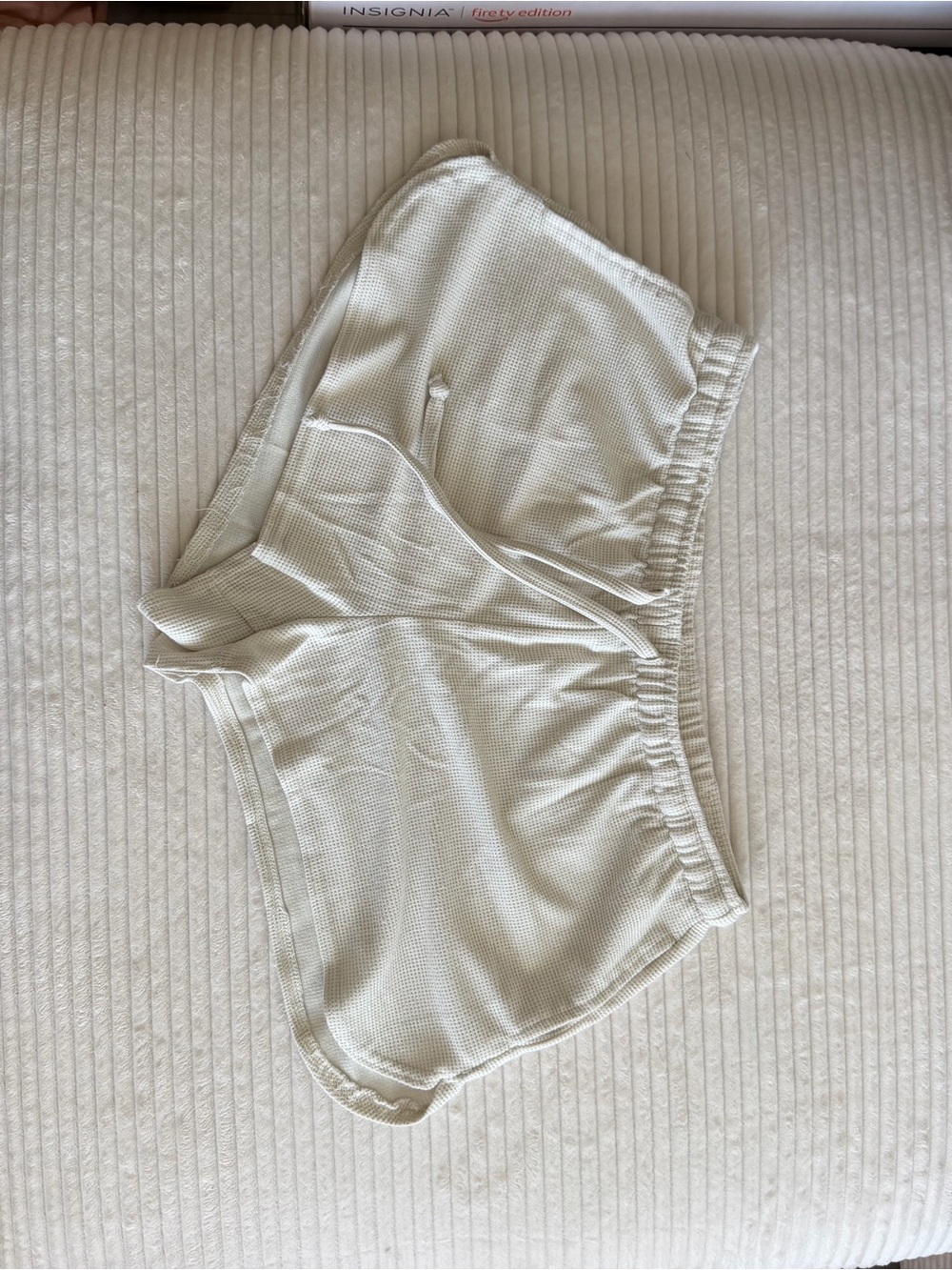 Light Cream Athletic Lounge Shorts